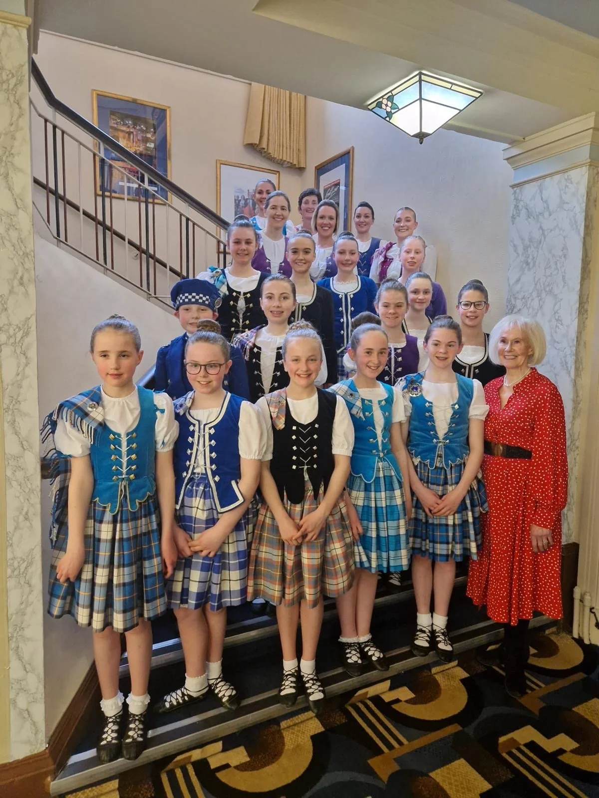 Pam Dignan Dancers performed at a charity event at Aberdeen's Beach Ballroom.