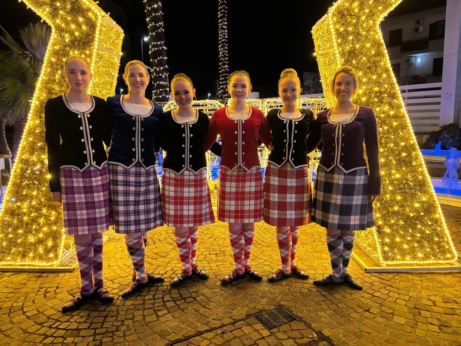 A selection of dancers travelled to Naples, Italy, to perform for a Burns Supper for NATO. 