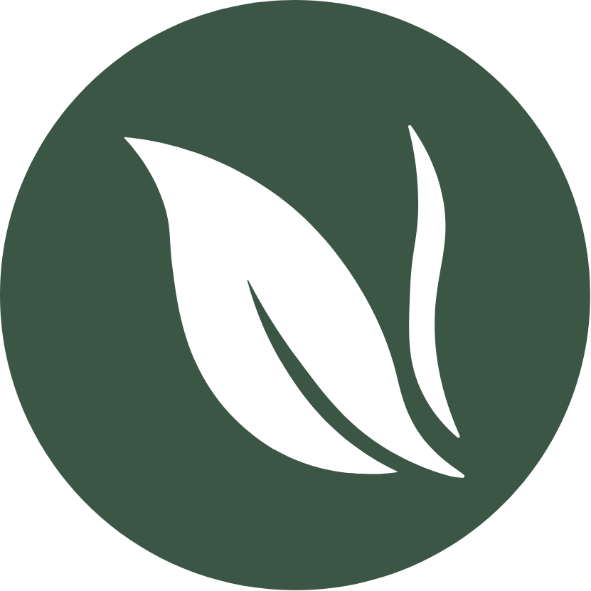 Leaf wellness icon representing whole food nutrition and holistic health services by Naturally Nourished Nutrition, online Clinical Nutritionist based in Tea Tree Tasmania.
