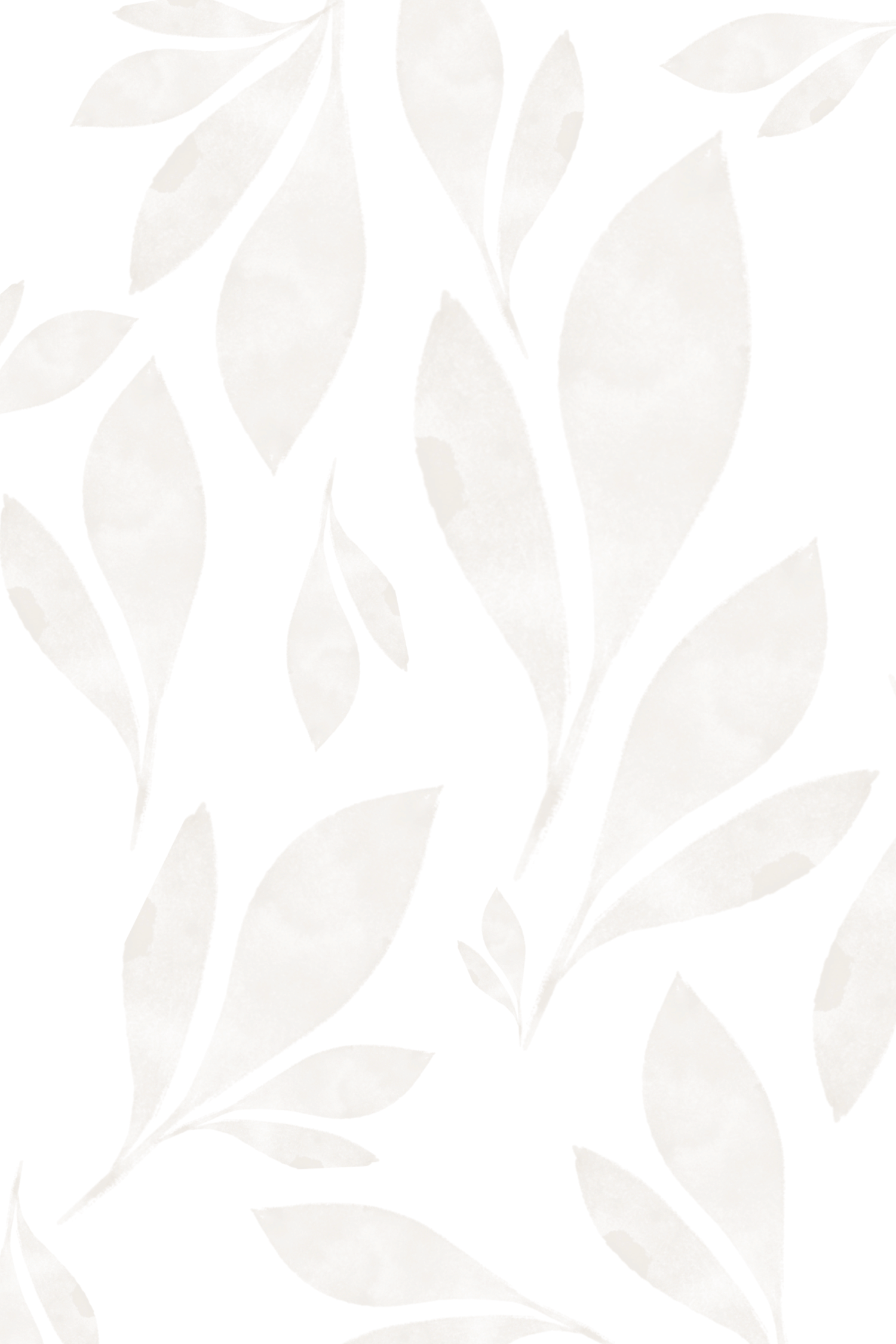 Natural leaf pattern background reflecting holistic wellbeing and personalised nutrition support at Naturally Nourished Nutrition Clinical Nutritionist Tasmania.