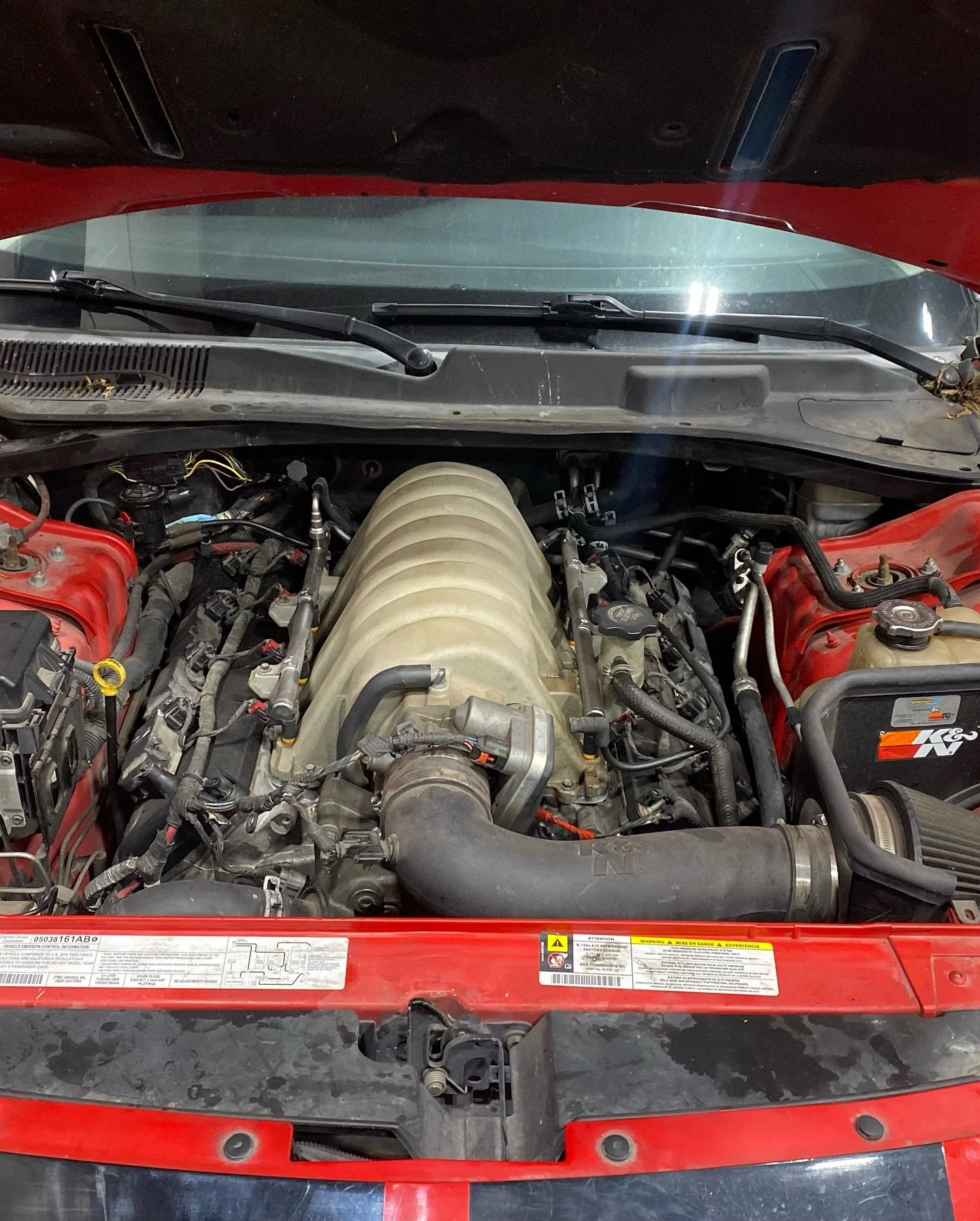 Srt8 charger in for a diagnostic ,custom tune an custom exhaust to hear that cam chop 🚁🚁