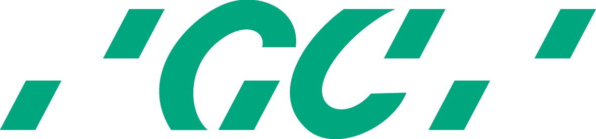 Logo von GC Austria, eine Firma die Zahnprodukte herstellt.