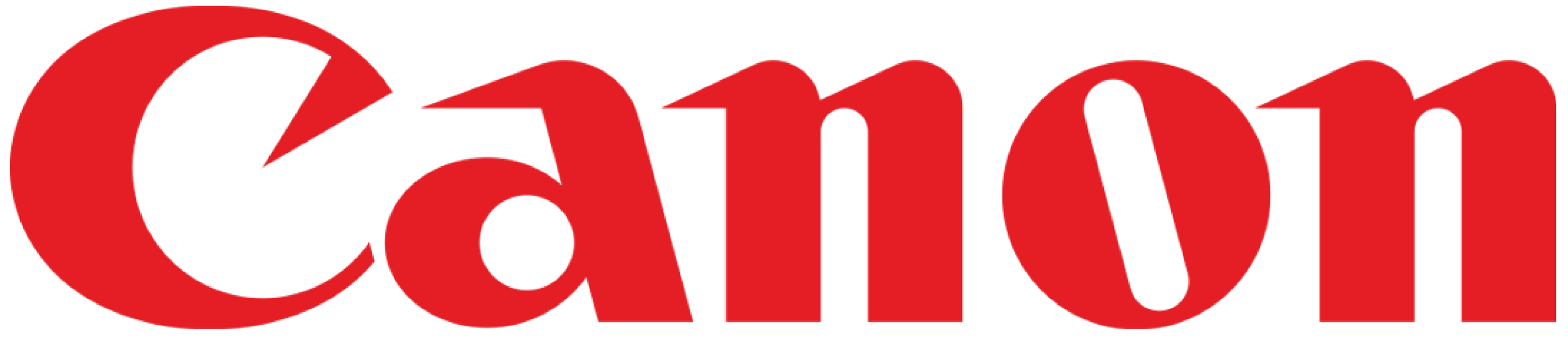 Logo von Canon, ein großer Kamerahersteller aus Japan.