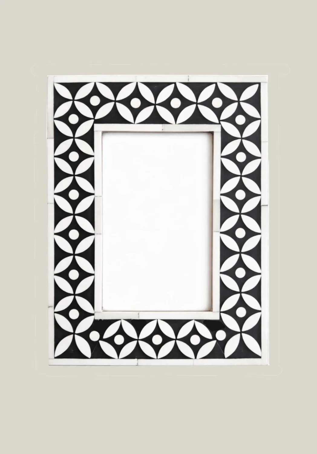 Black & White Bone Photo Frame