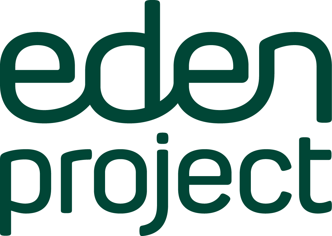 Logo of the Eden Project with the words 'eden project' in lowercase green letters.