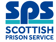 Scottish Prison Service logo on a white background.