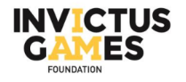 Invictus Games Foundation logo with bold black and yellow text