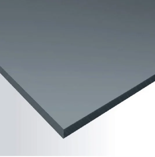 Close-up of a gray metallic surface or panel.