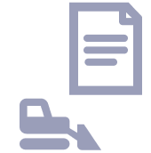 Une feuille de papier avec du texte et une icône de scanner à côté.