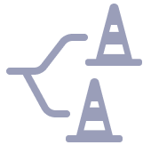 Diagramme illustrant un arbre de décision avec des branches menant à différentes options