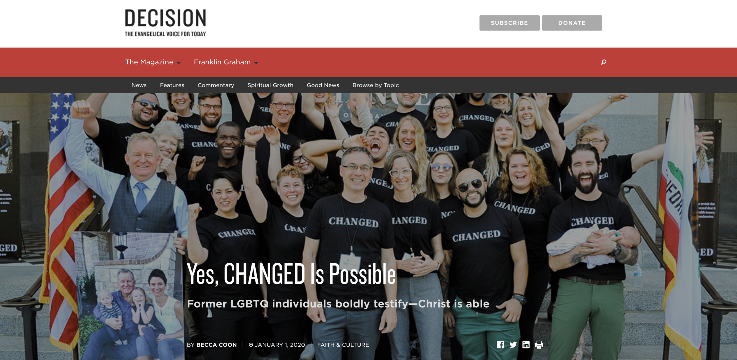 Yes. CHANGED Is Possible