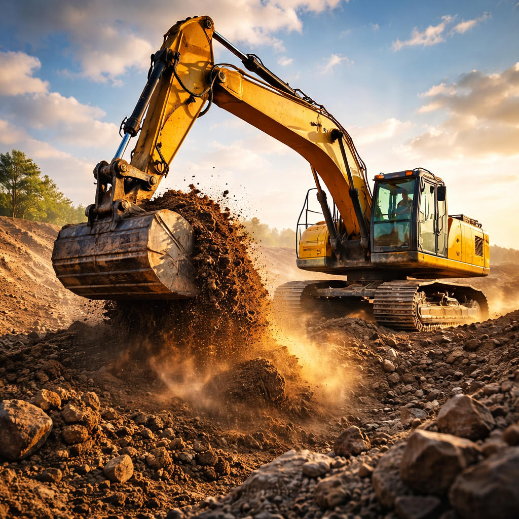 Icona lavori movimento terra