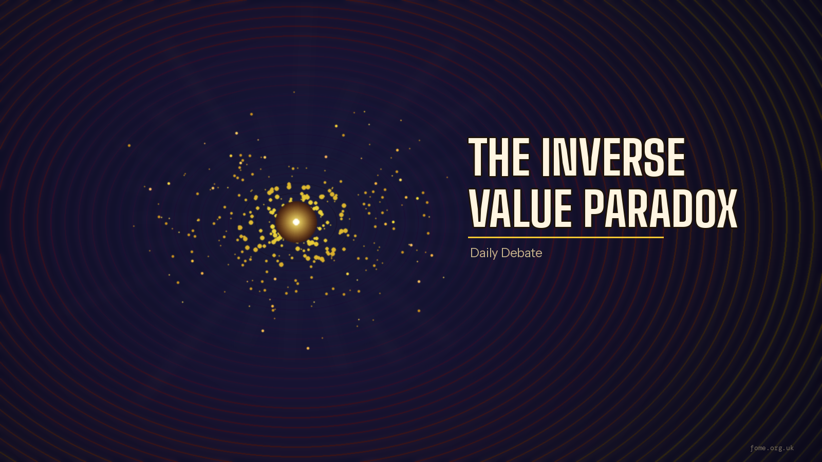 The Inverse Value Paradox