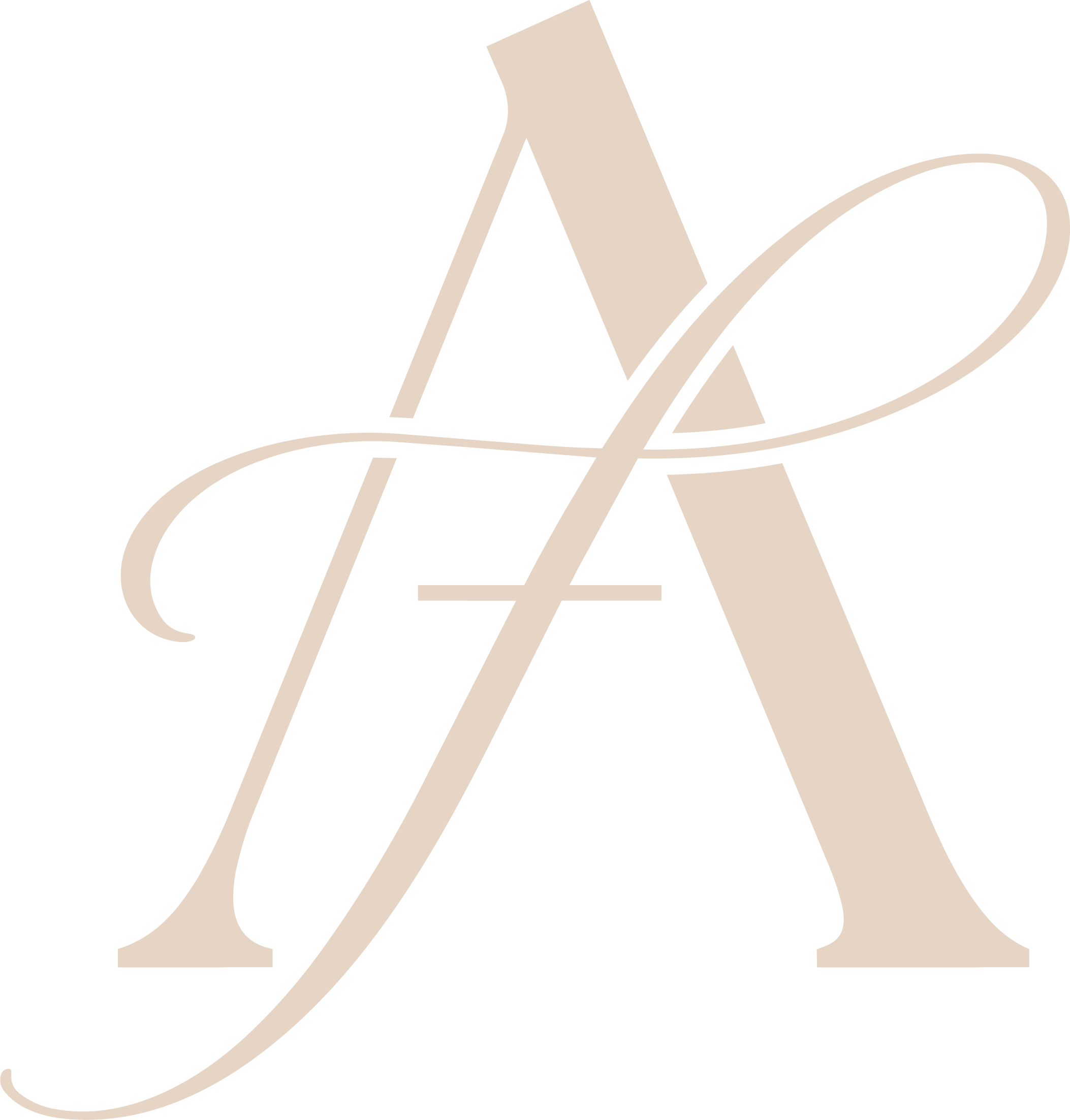 Elegant monogram of intertwined letters A and F on black background.