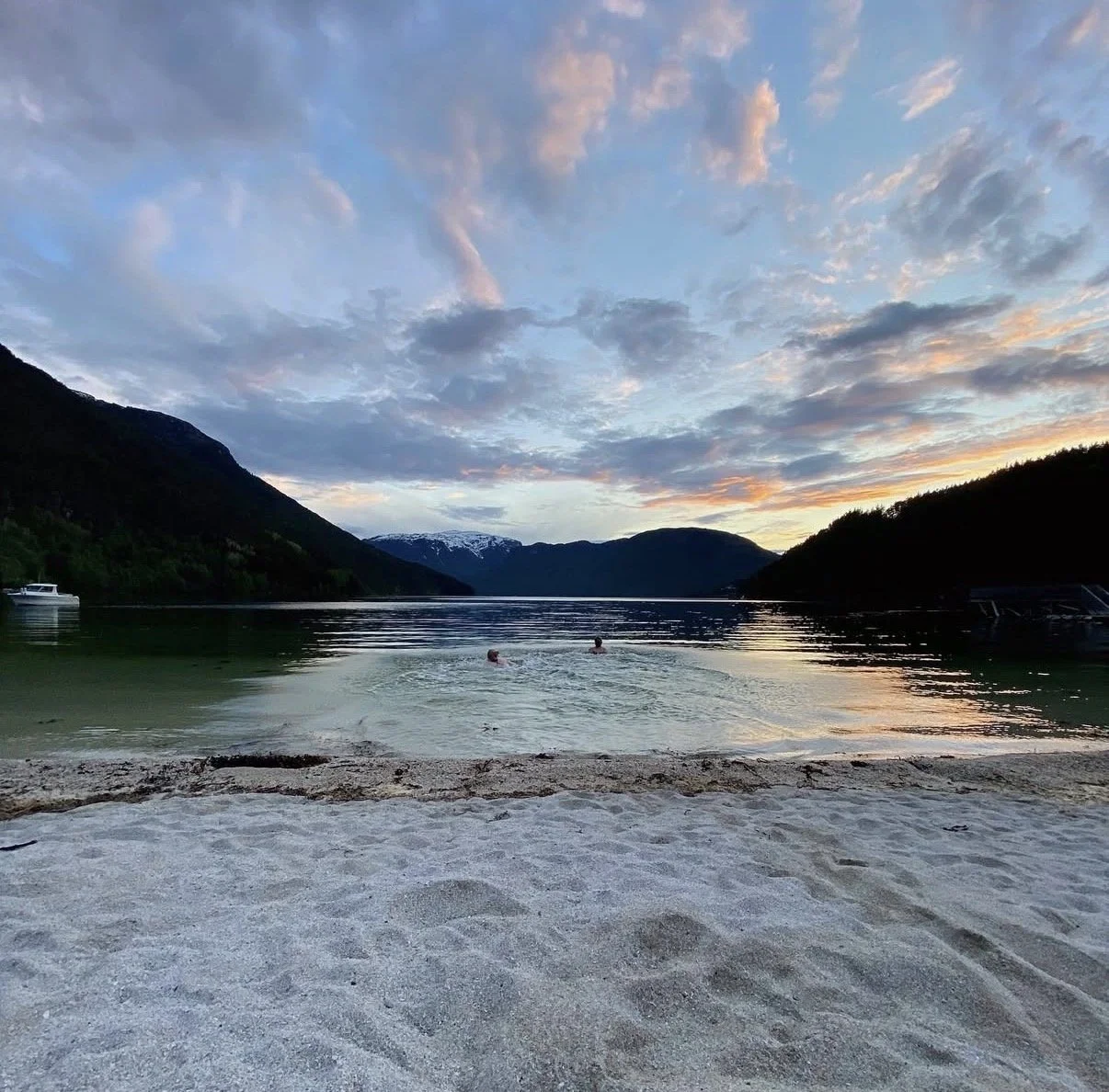 Beach and sunset