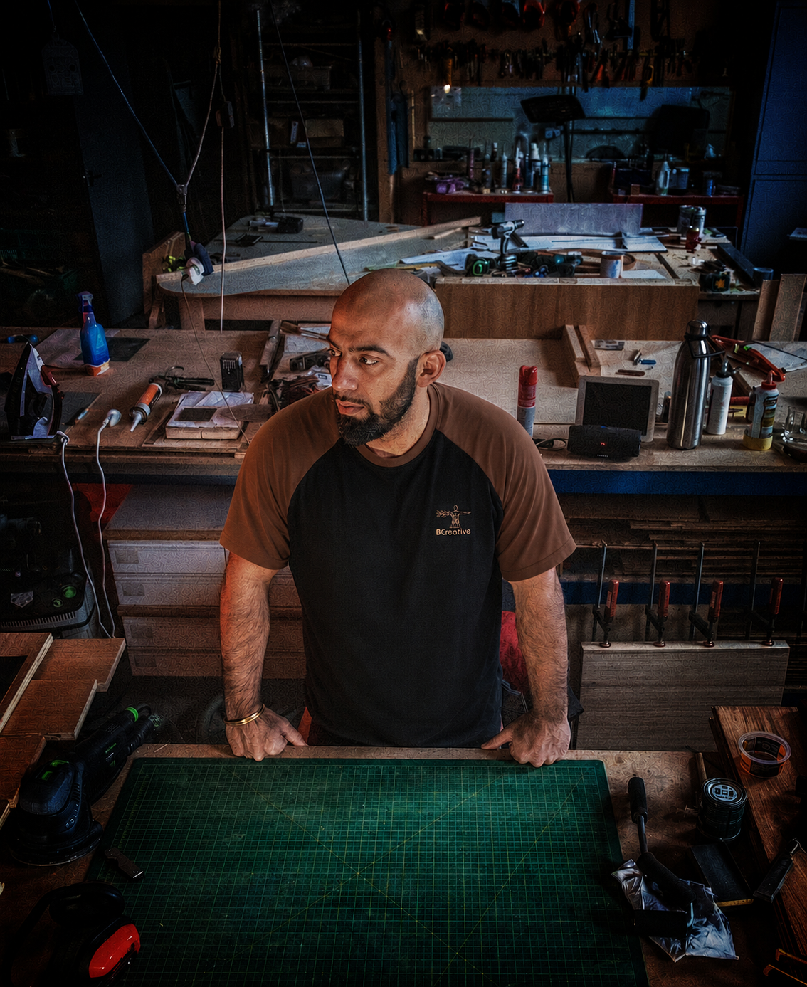 BCreative Bespoke making bespoke furniture and artwork in the Yorkshire workshop