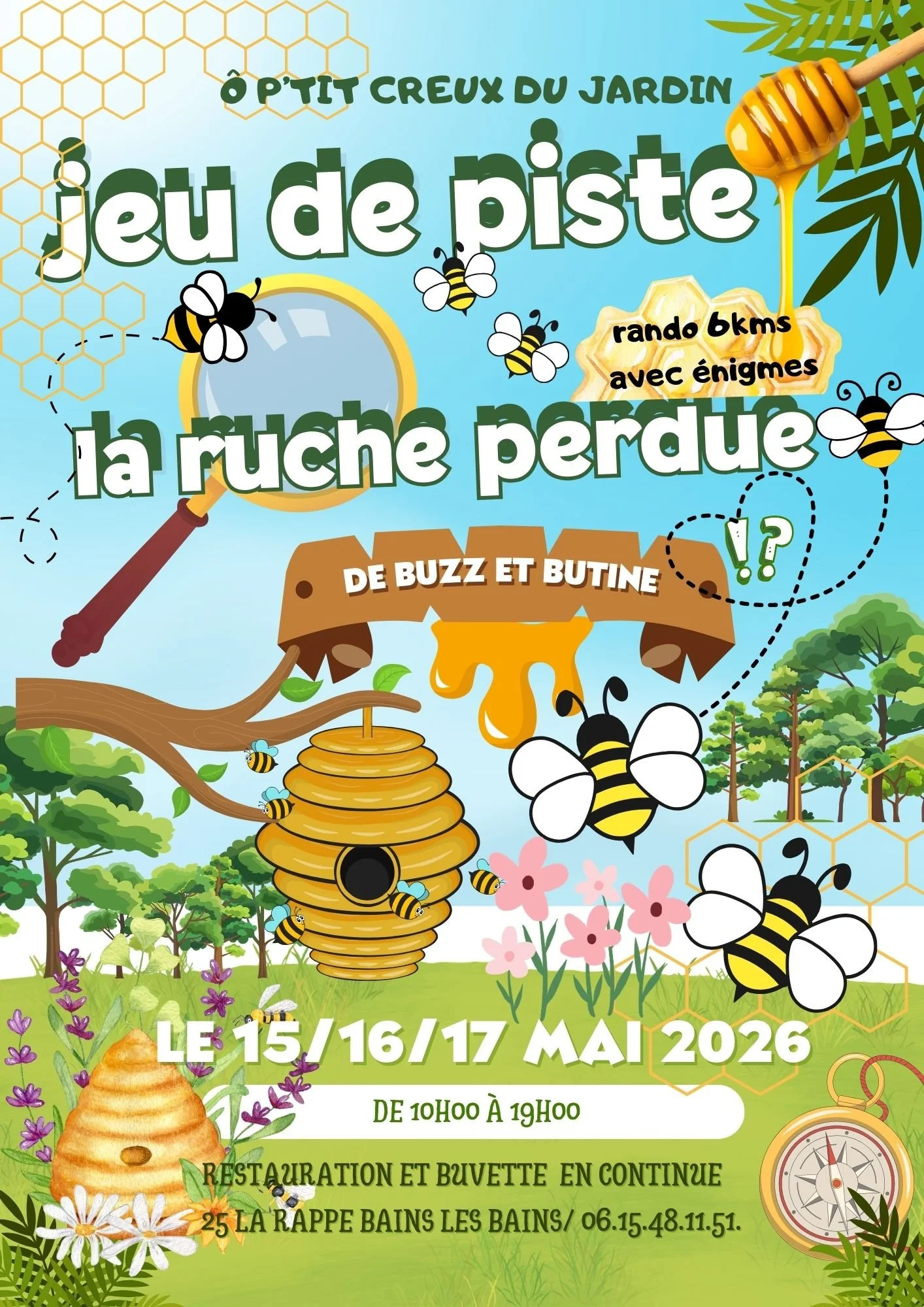 Jeu de piste: la ruche perdue