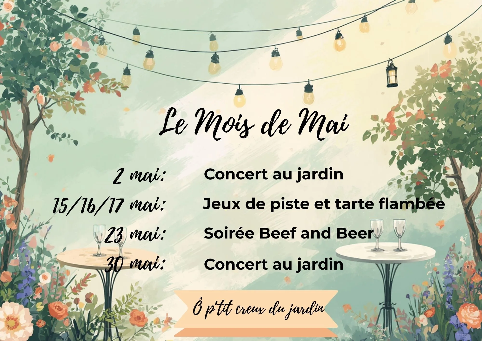Programmation mai et juin 2026