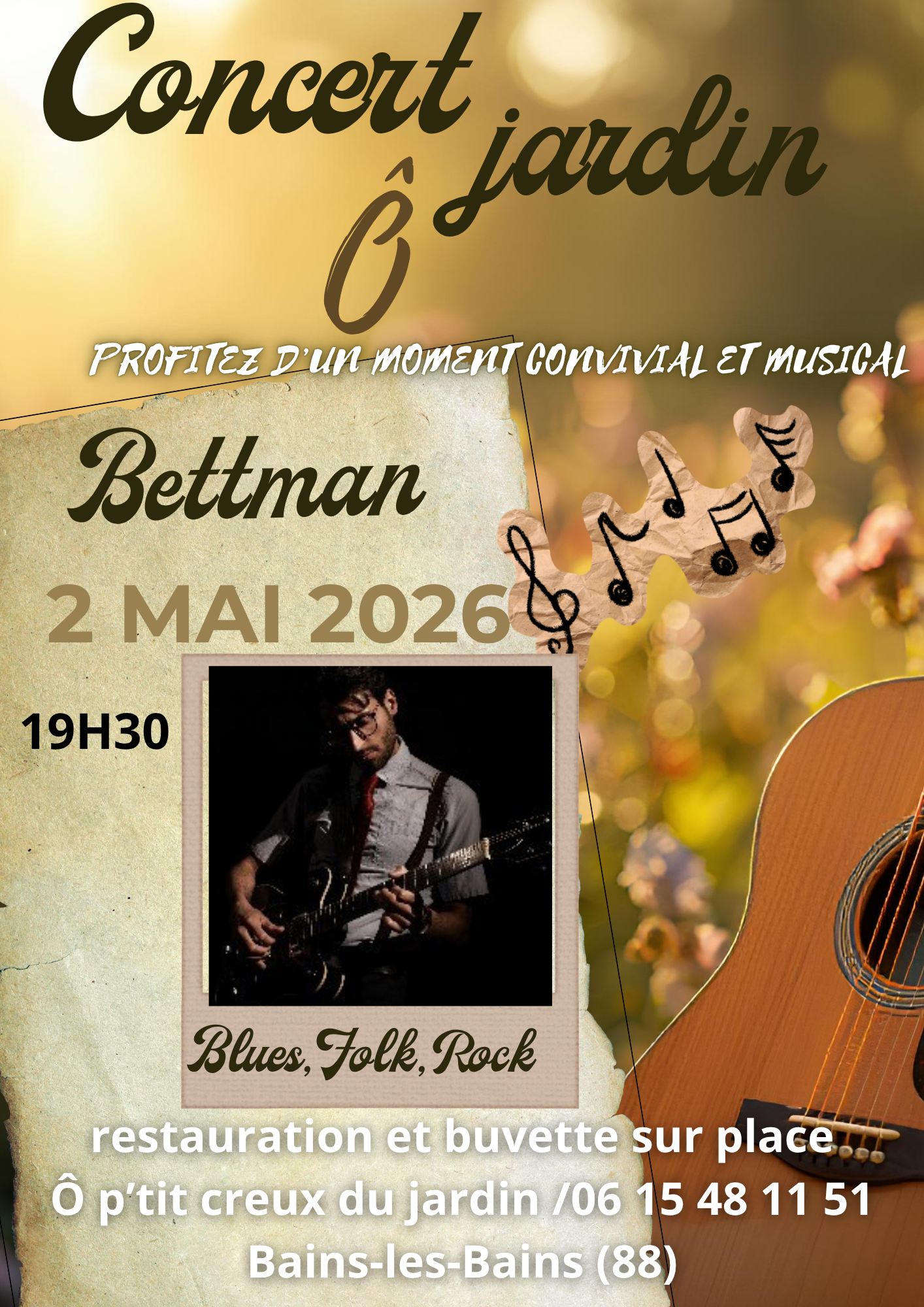 P'tit concert 2 MAI: Bettman