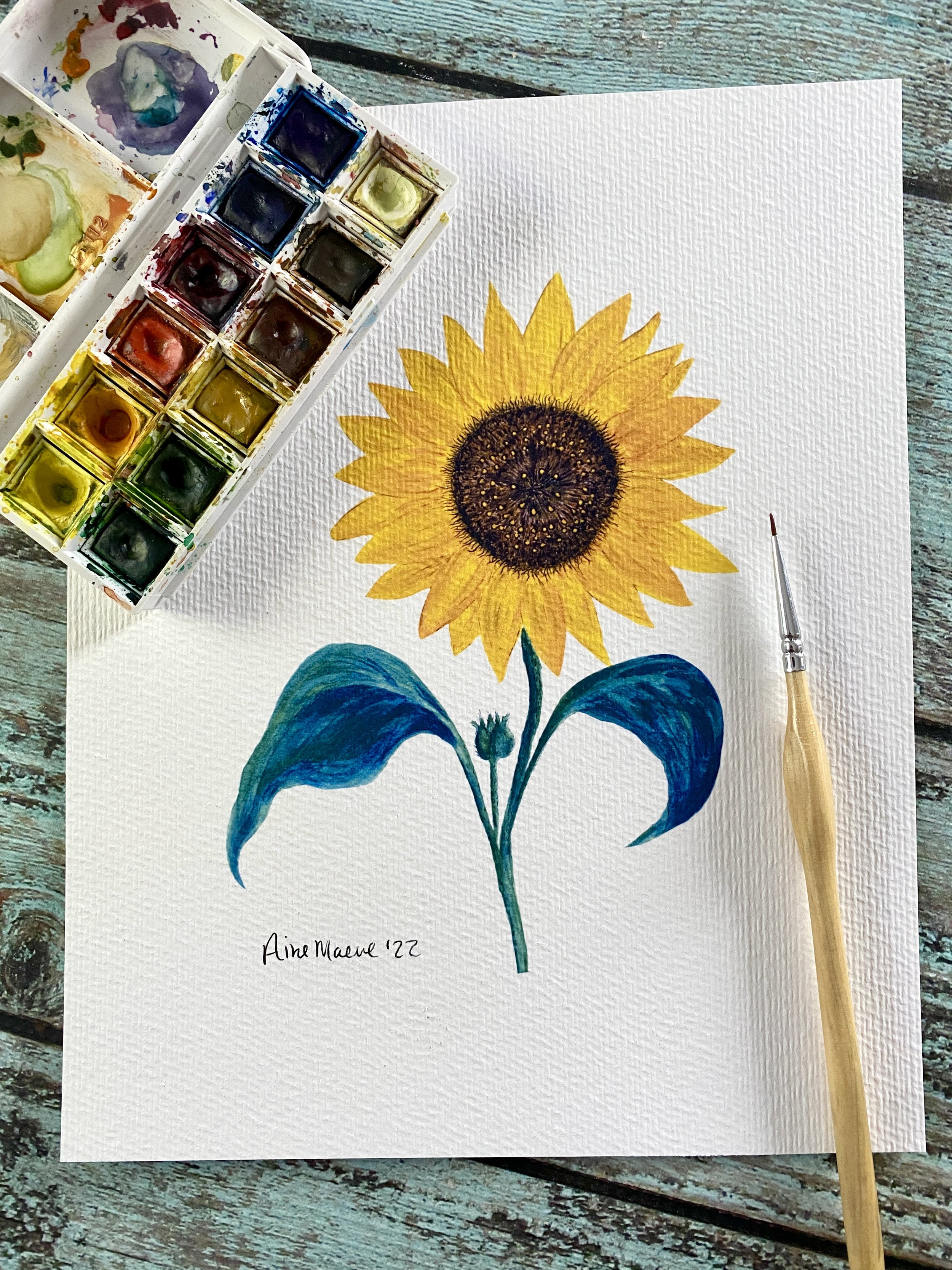 Sunflower 8x10 Art Print