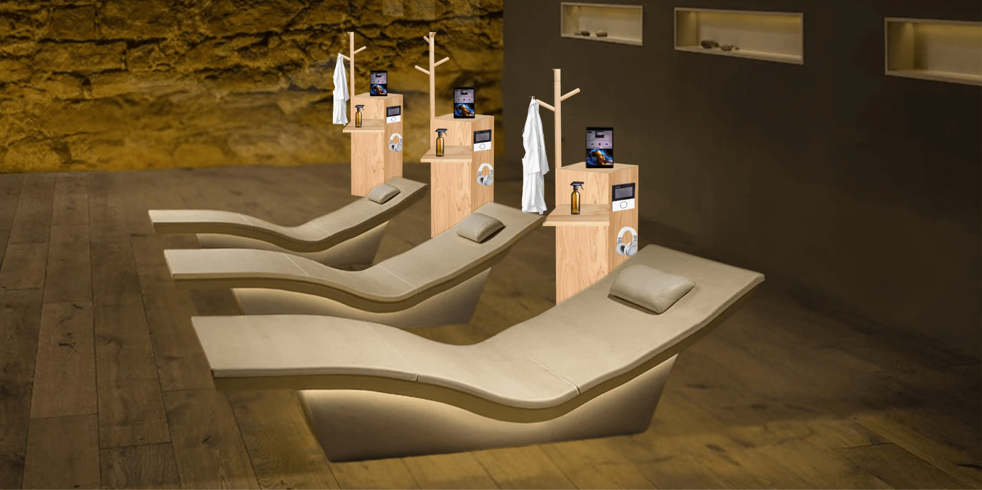 Zenaura 360 Audio Pod is compatible with all types of wellness loungers