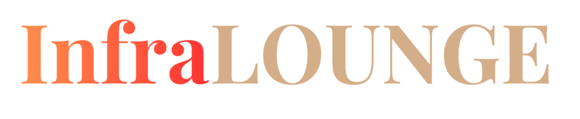 Logo infraLOUNGE, infrared lounger for spa, wellness, fitness, recovery and hotels