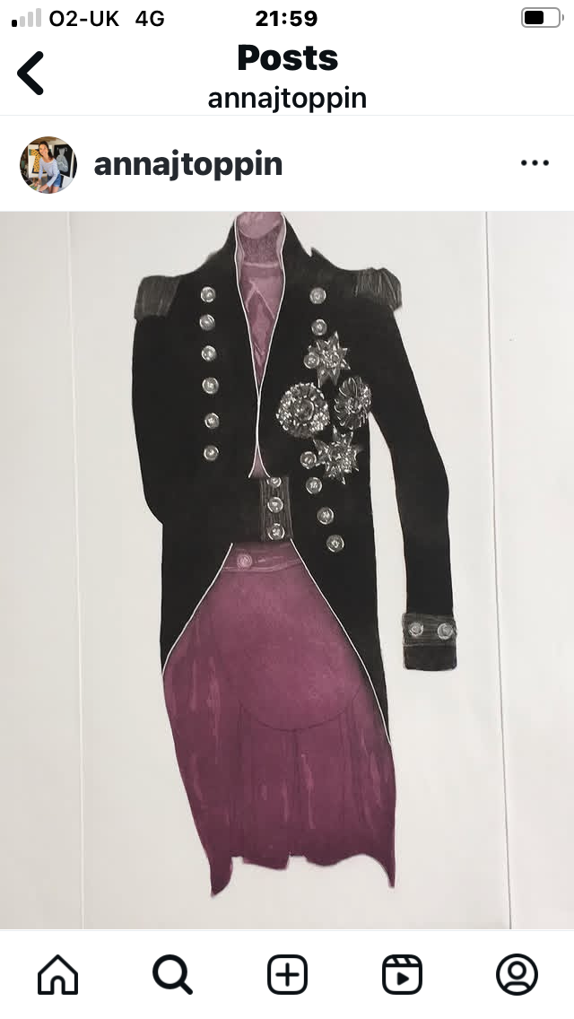 EMMA LOVES ME IN PURPLE & BLACK - £250