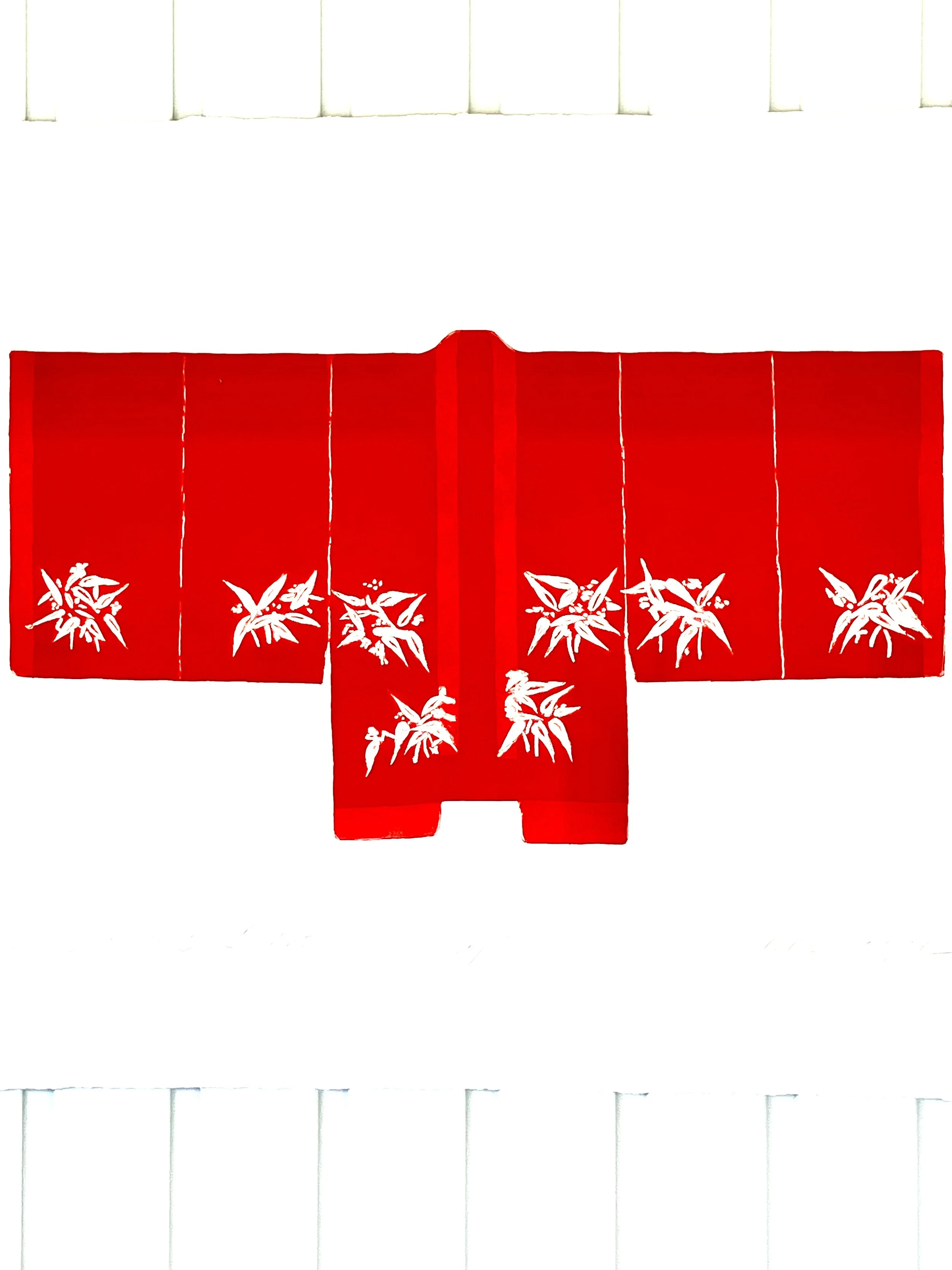 BAMBOO KIMONO RED - £200