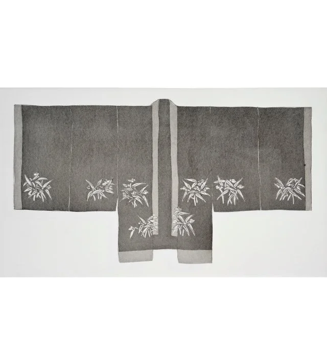 BAMBOO KIMONO CHARCOAL - £200