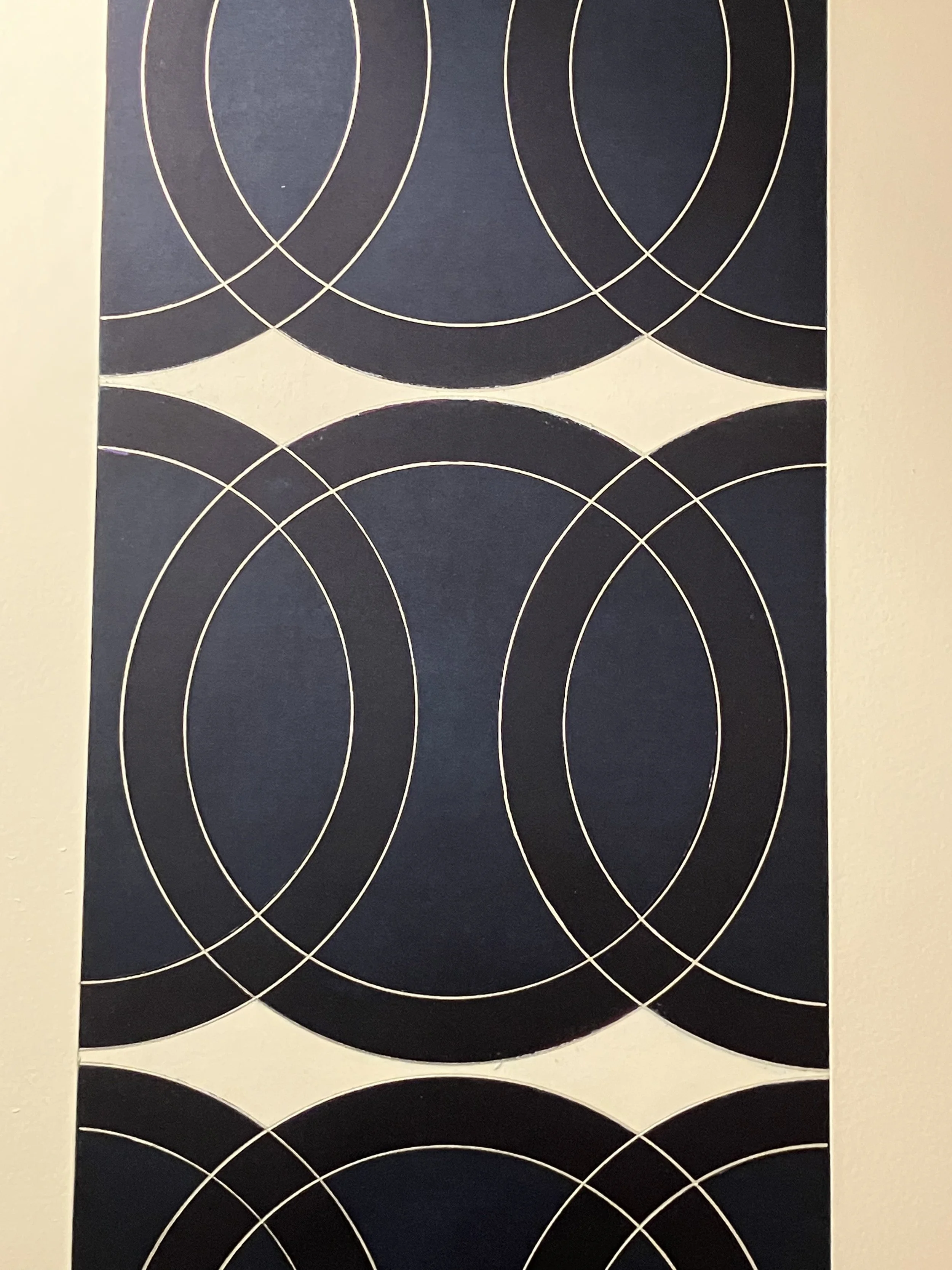 CIRCLE IN A CIRCLE NAVY DETAIL