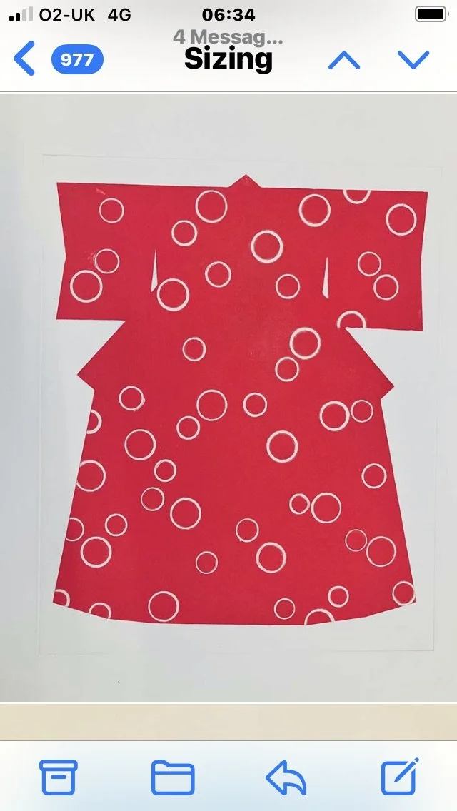 CIRCLE KIMONO PINK - £250