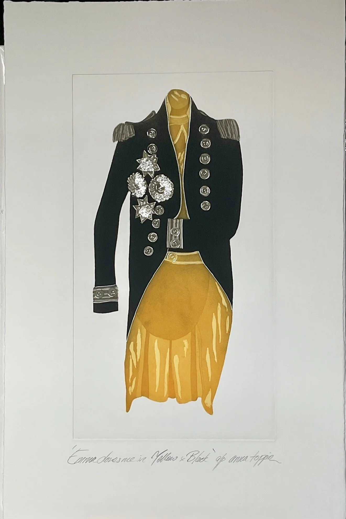 EMMA LOVES ME IN YELLOW & BLACK - £250