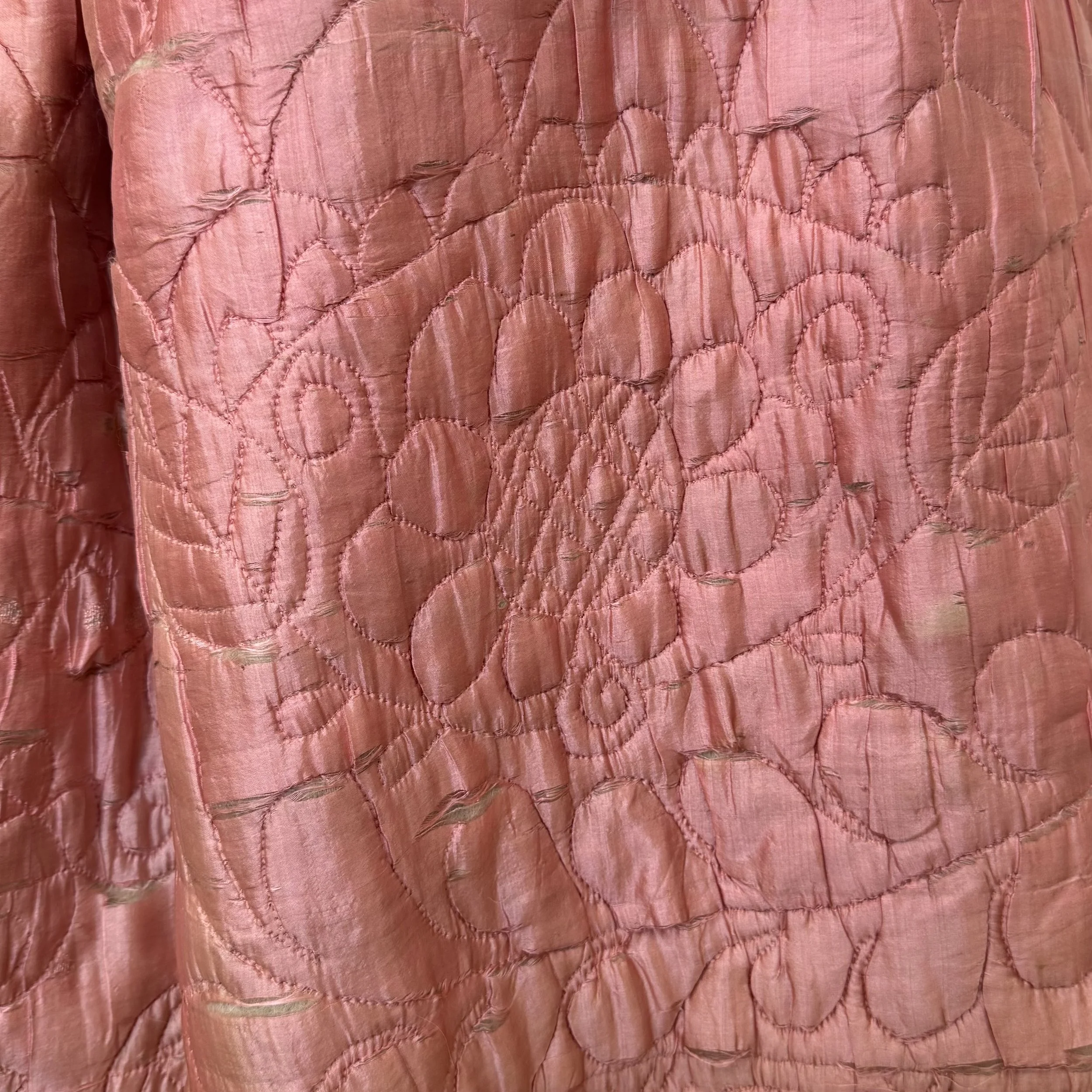 Quilted petticoat, mid 18th century 
