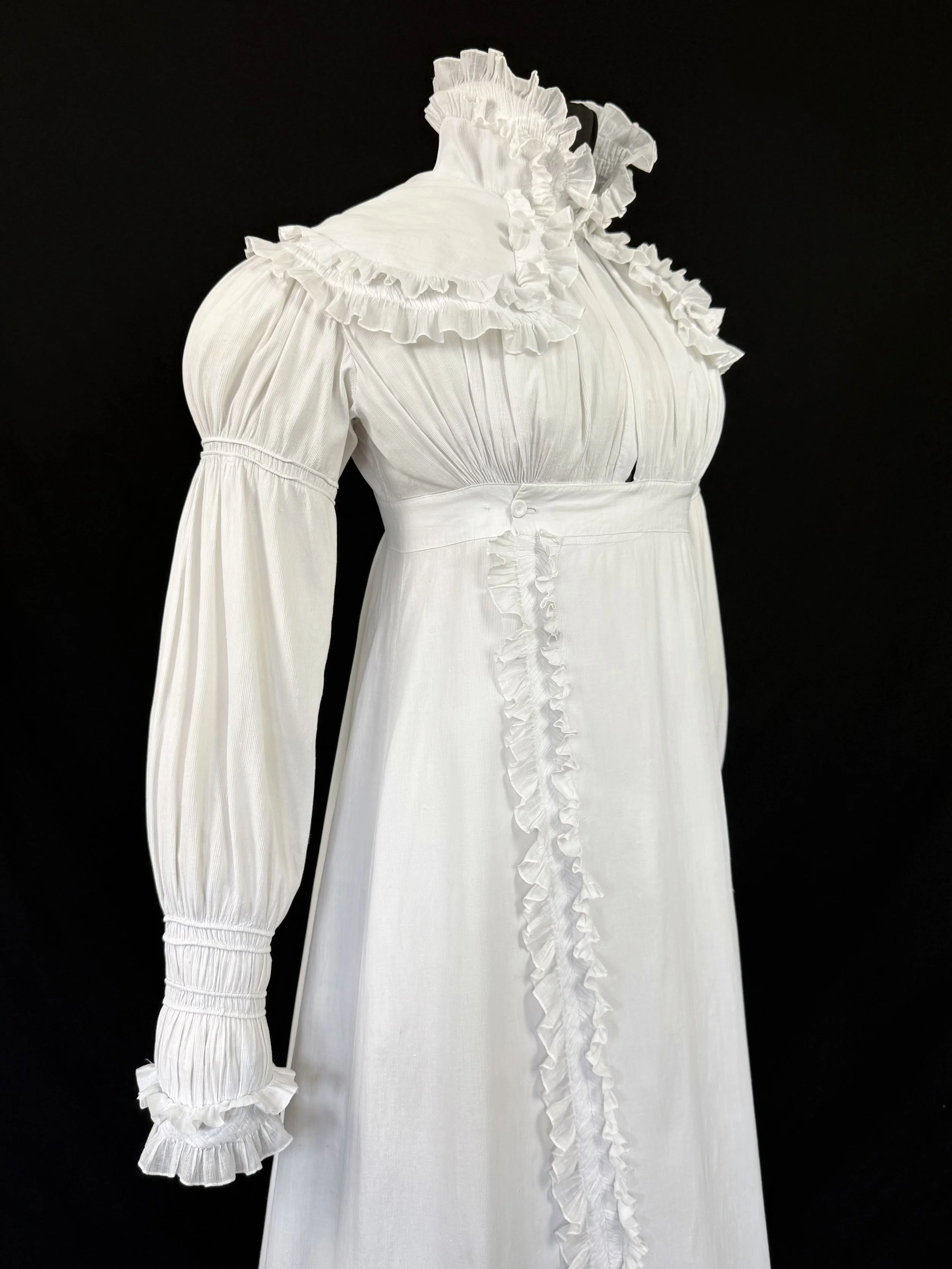 Morning gown, 1810s 
