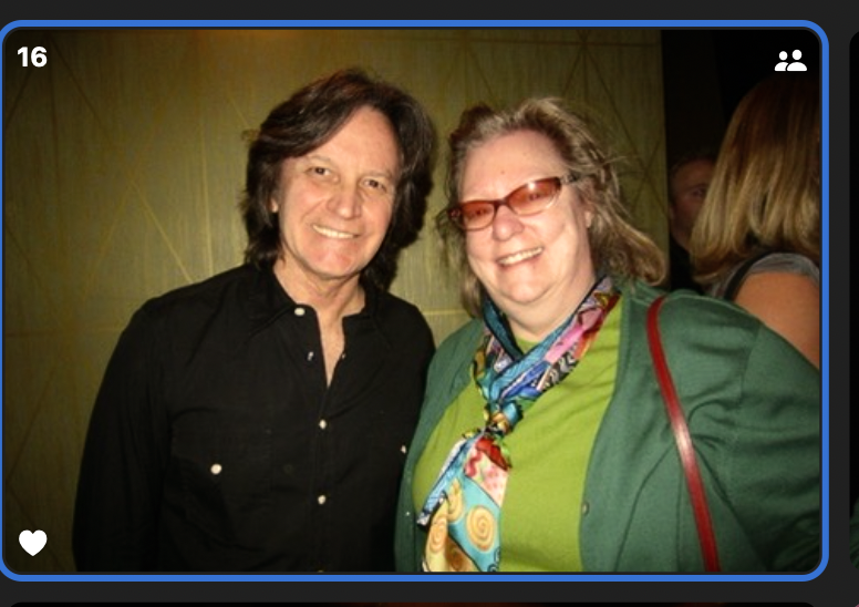 One of two times I meet the Nitty Gritty Dirt Band, both in Calgary here's Jeff Hanna 