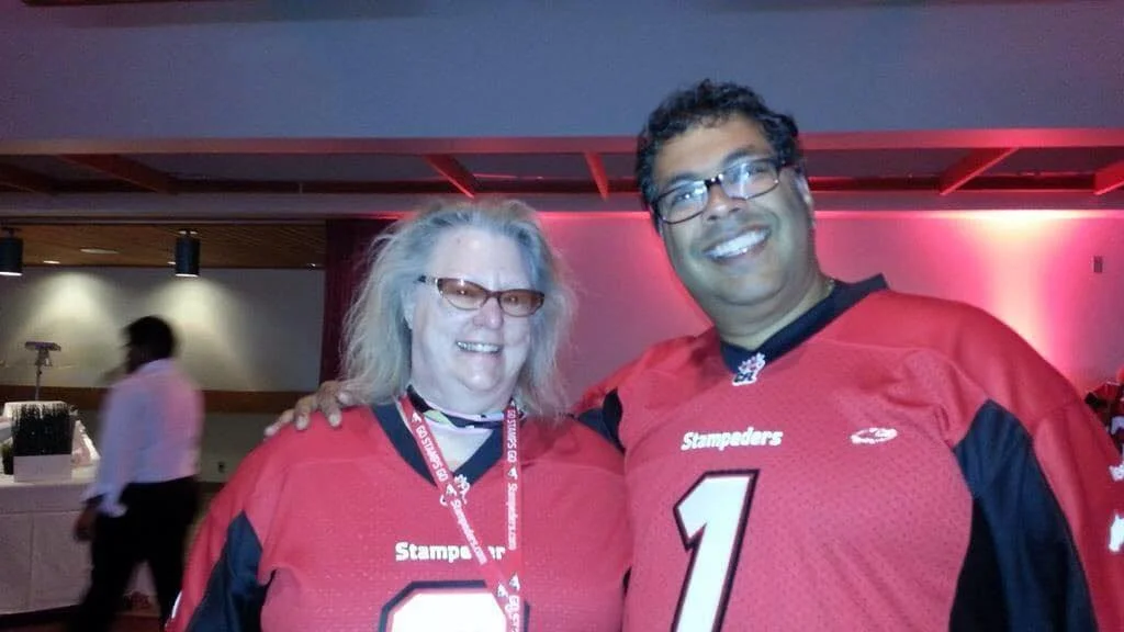 Calgary Mayor (Now Provincial NDP Leader) - Naheed Nenshi - Red & White Club McMahon Stadium, Calgary 2019