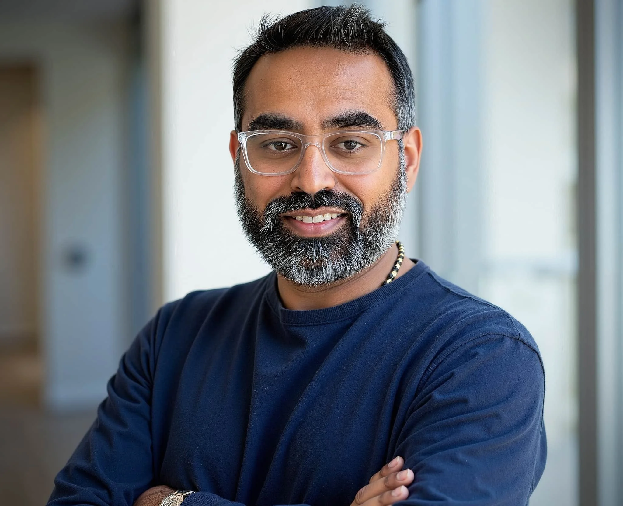 Headshot of Sam Patel, Founder and CEO.