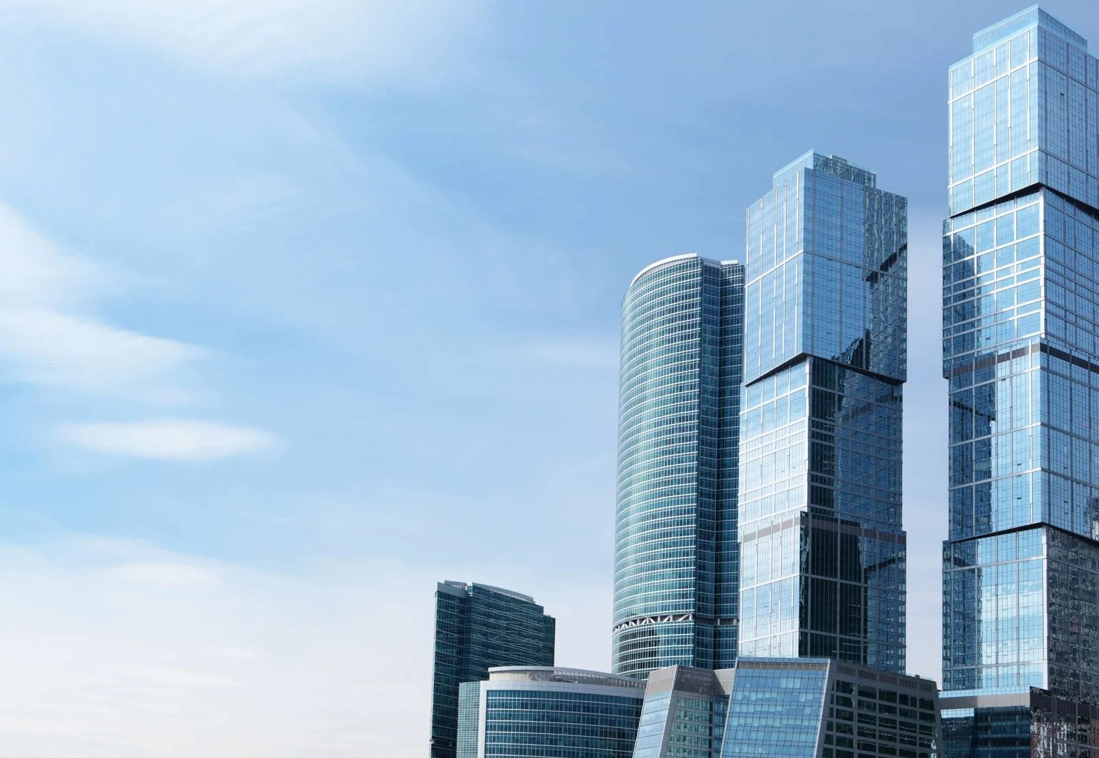 Site of financial headquarter buildings.