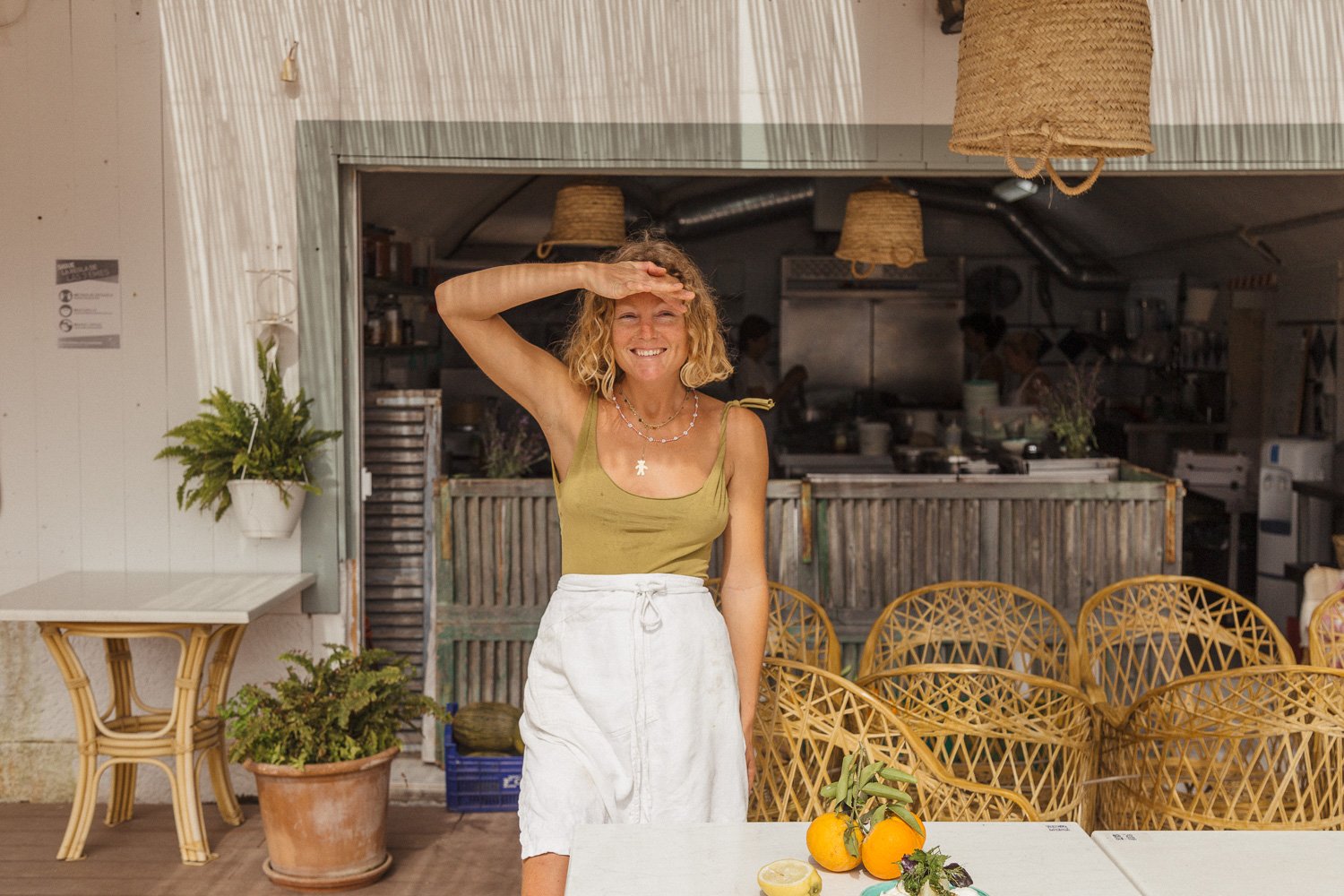 Chef Grace Berrow at Campo restaurant in Port de Sóller, Mallorca