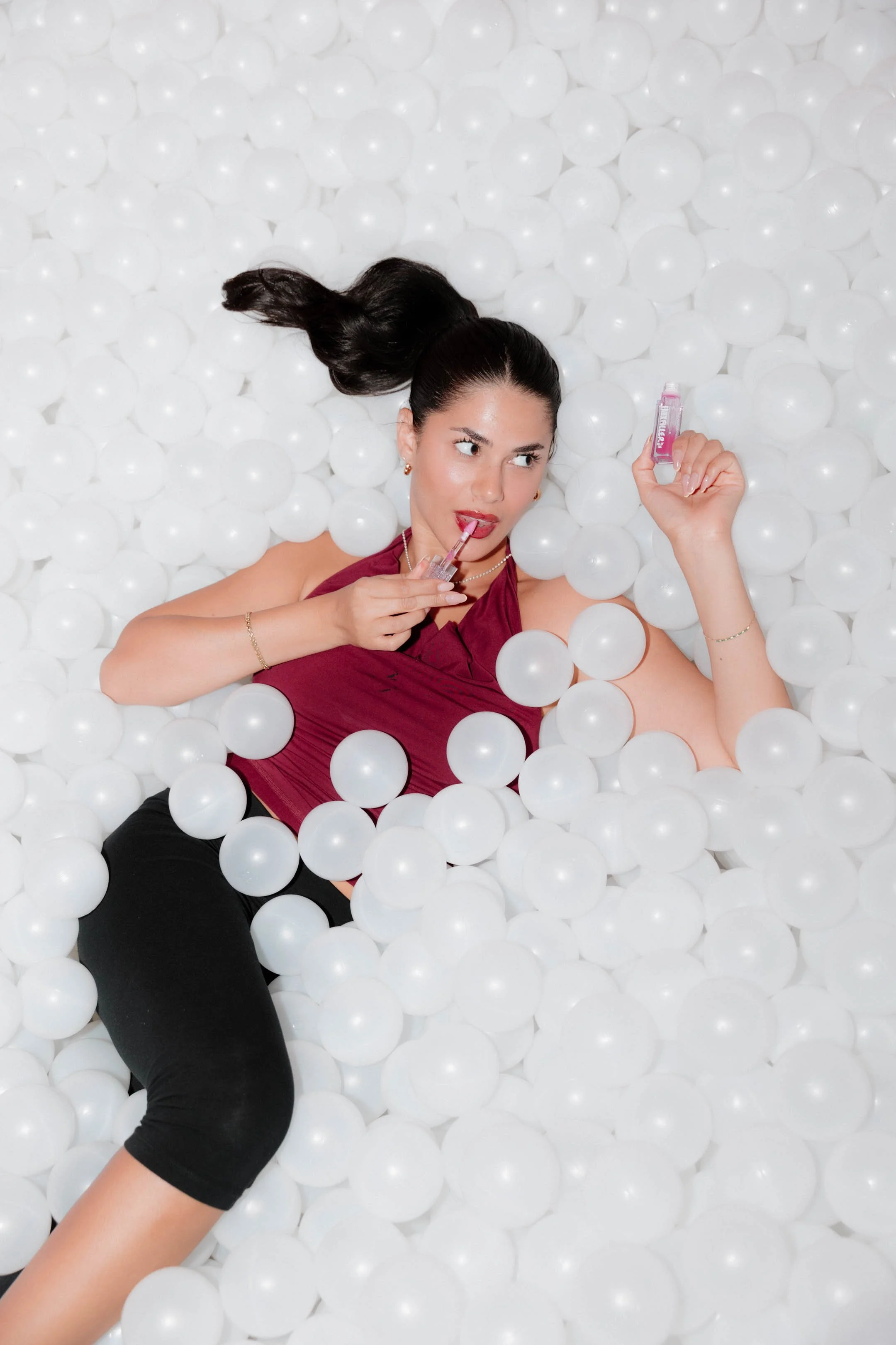 On-site event photography and live editing for HUDA Beauty brand event