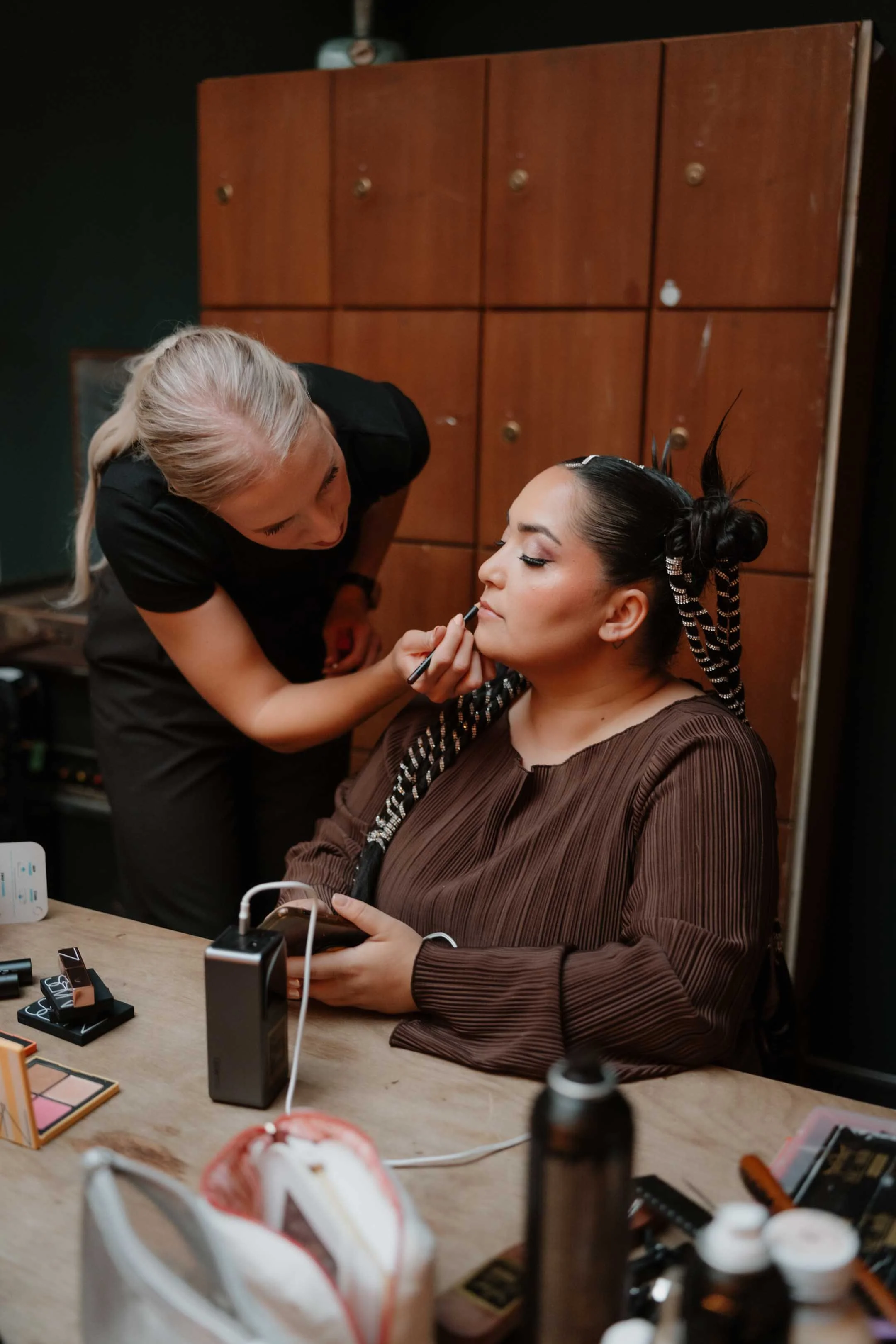 Artist portrait captured during the Monrose event in Cologne