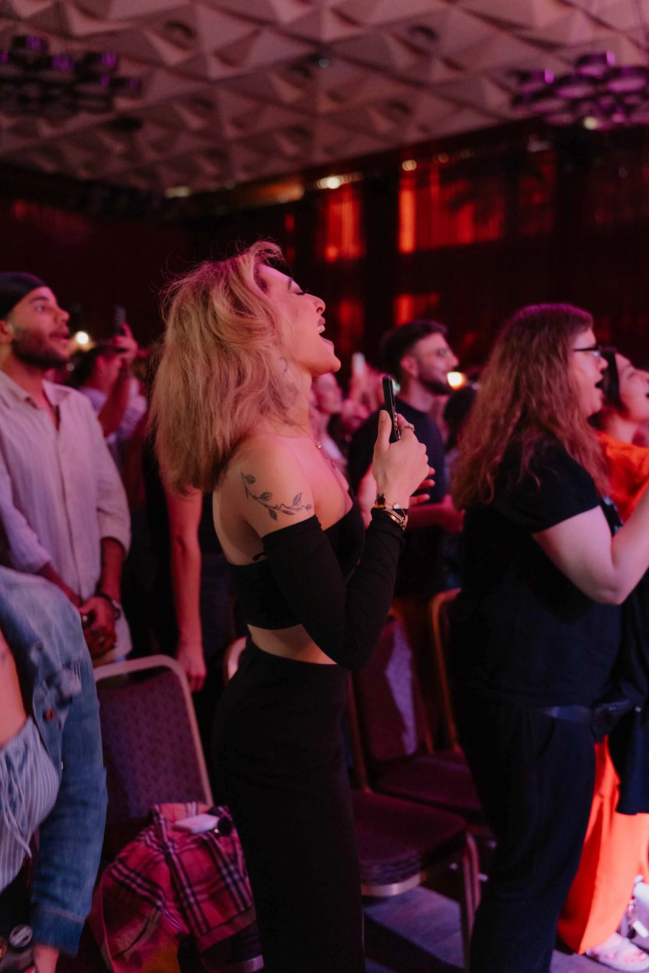 Artist portrait captured during the Monrose event in Cologne