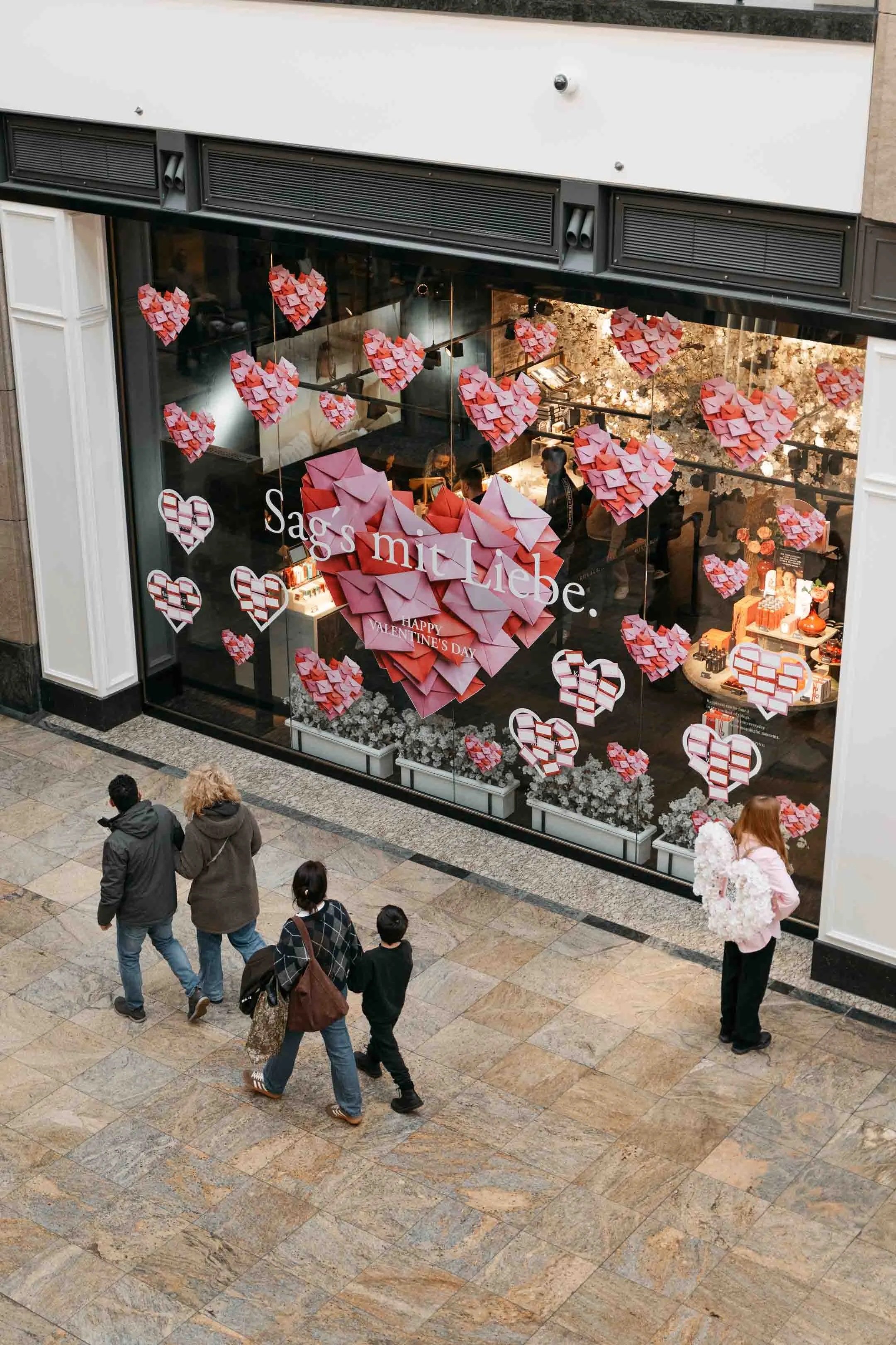 Rituals in-store Valentine's campaign captured through photography and video in Oberhausen