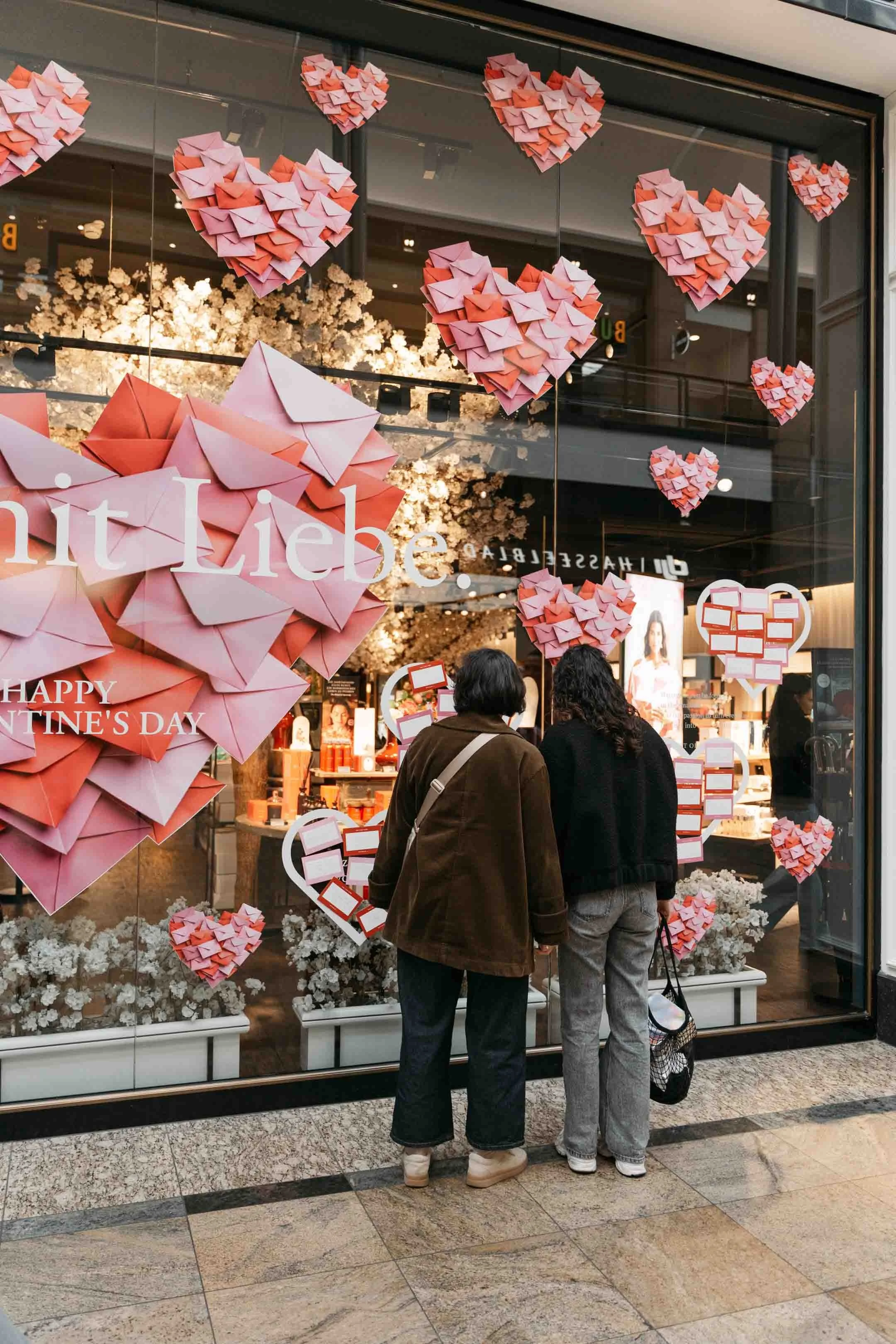 Rituals in-store Valentine's campaign captured through photography and video in Oberhausen