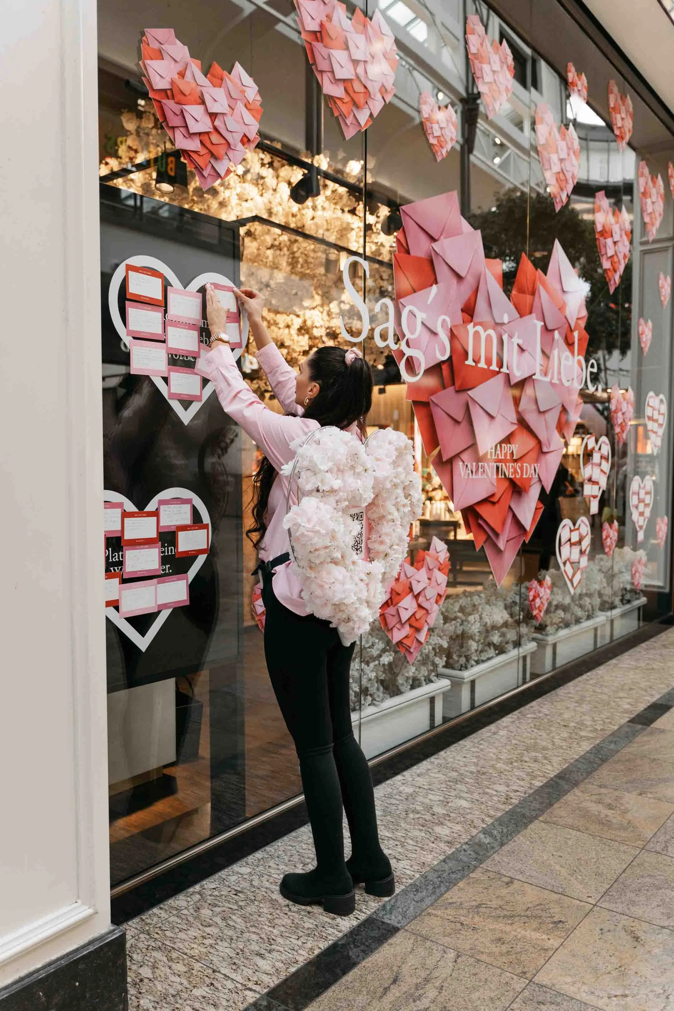 Rituals in-store Valentine's campaign captured through photography and video in Oberhausen