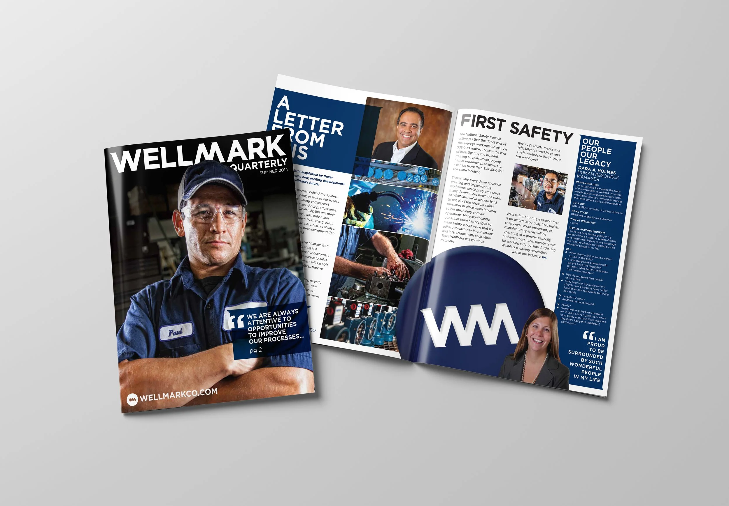 An image of WellMark newsletter.
