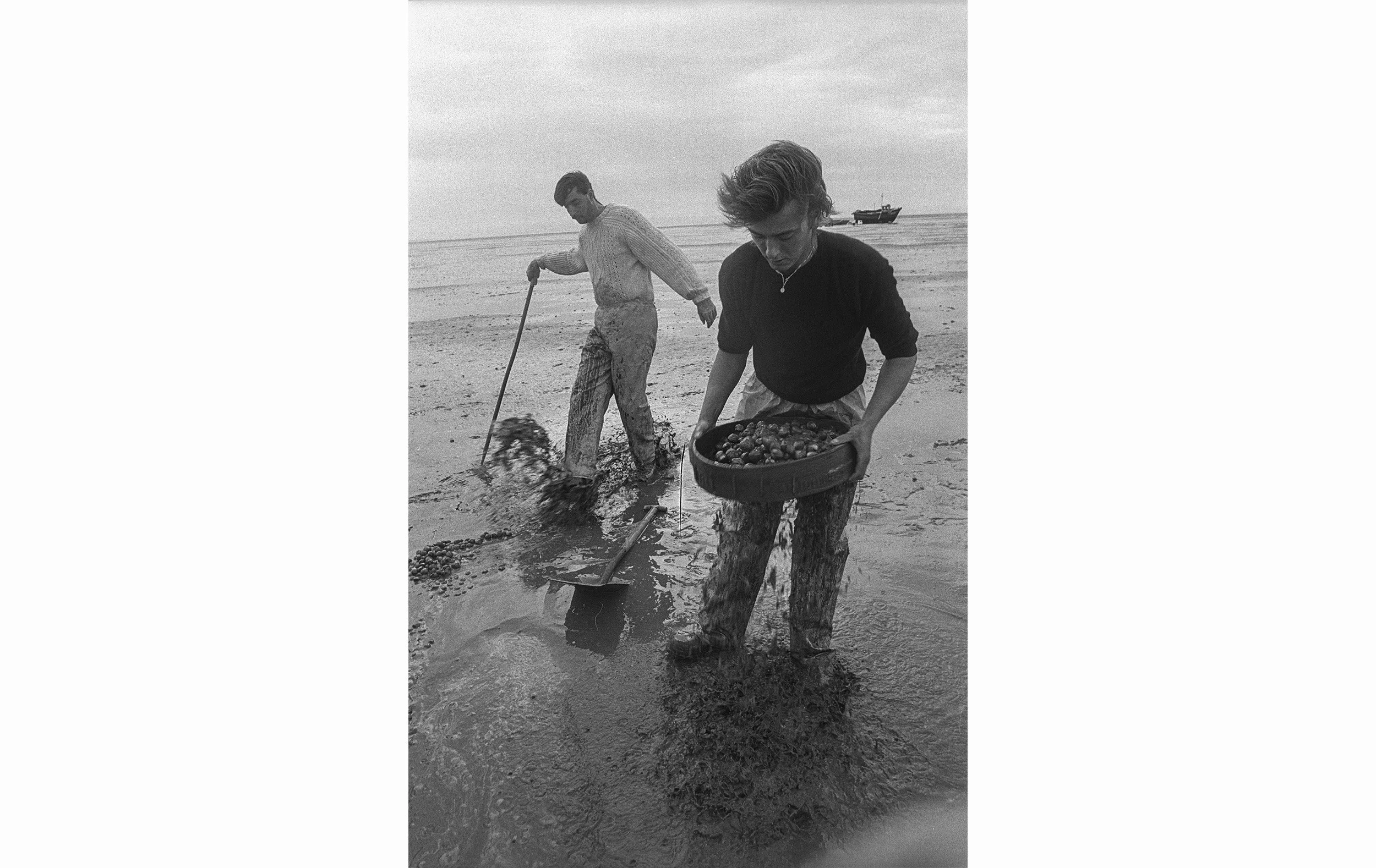 Cocklers on Southport Beach