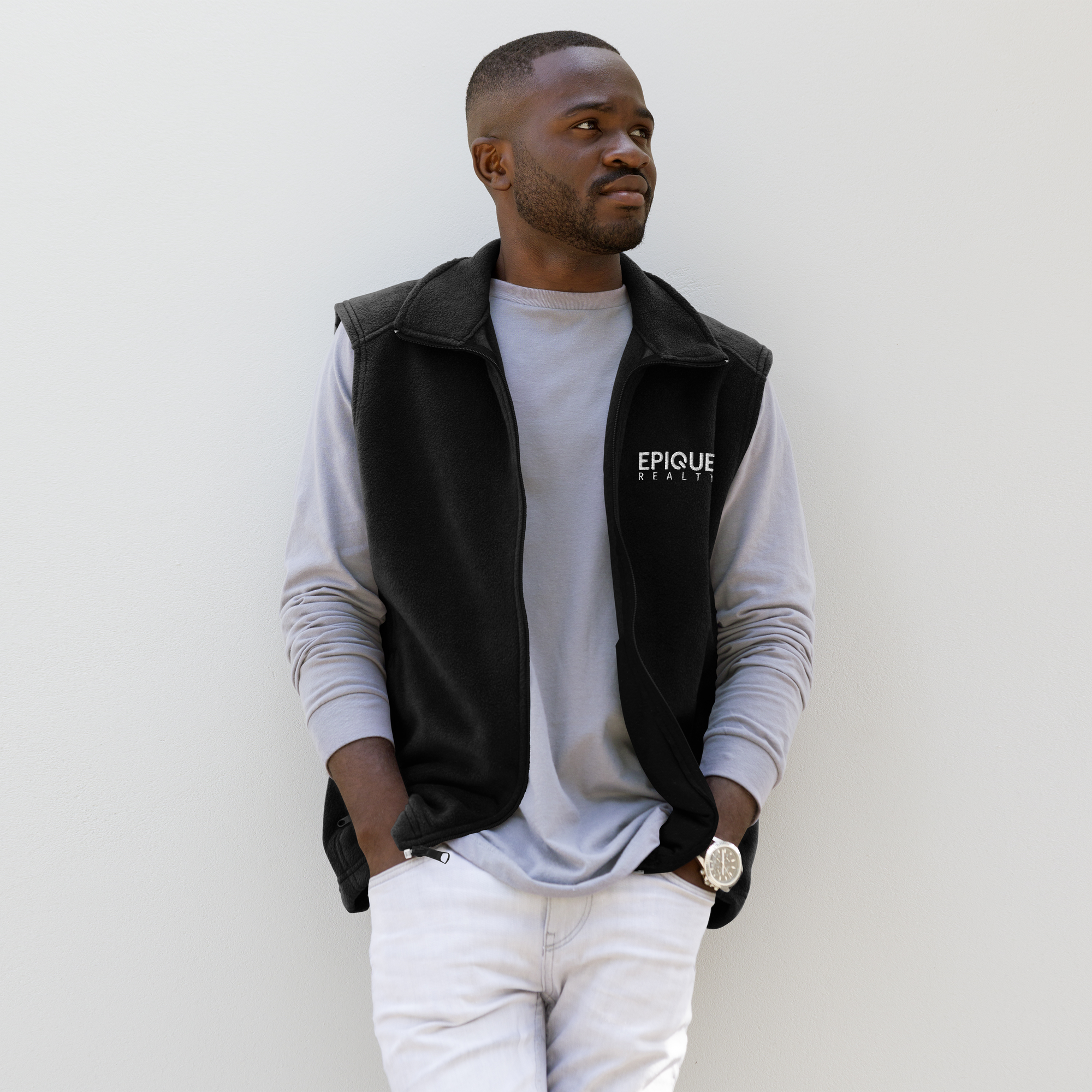 Epique Realty Men’s Columbia fleece vest