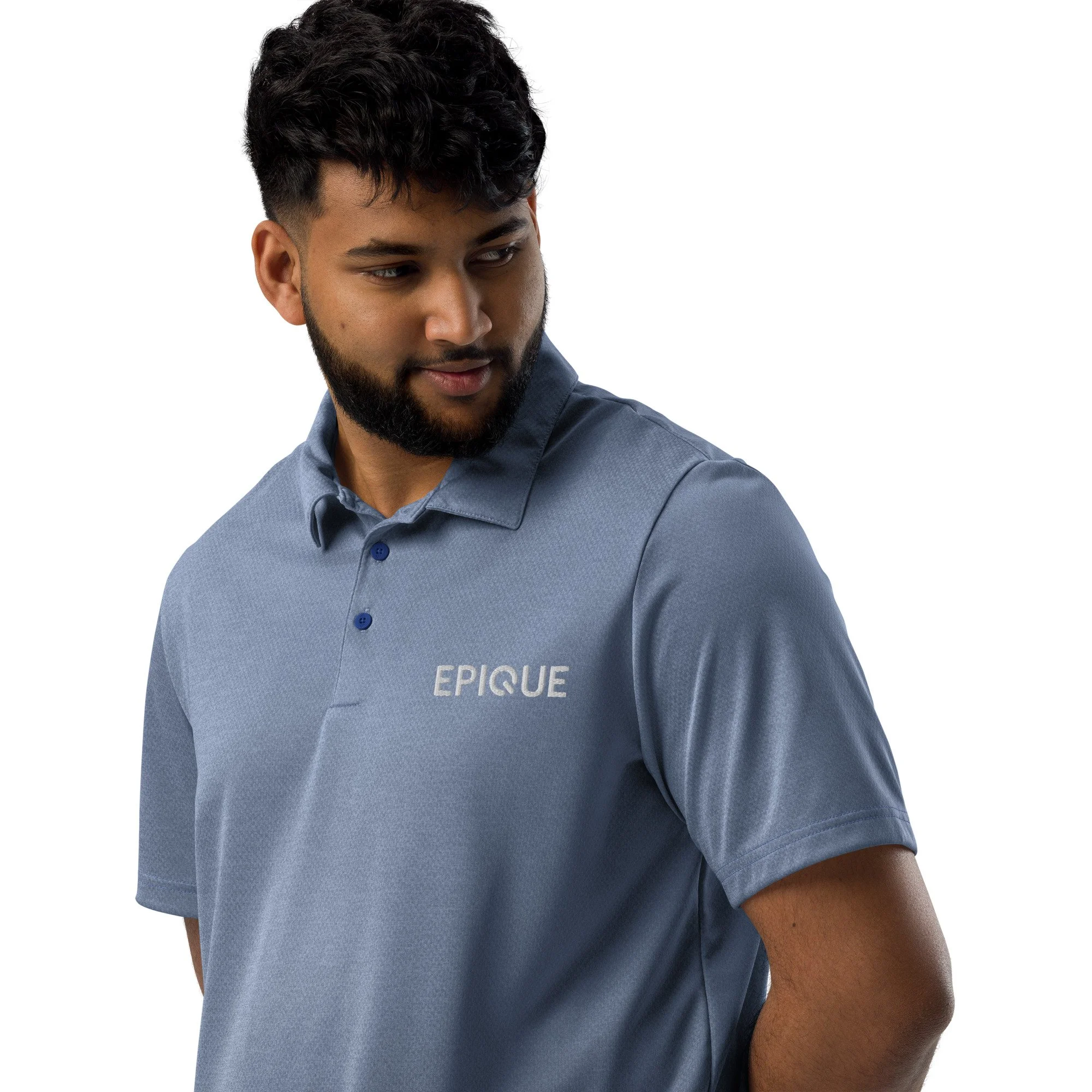 Epique adidas space-dyed polo