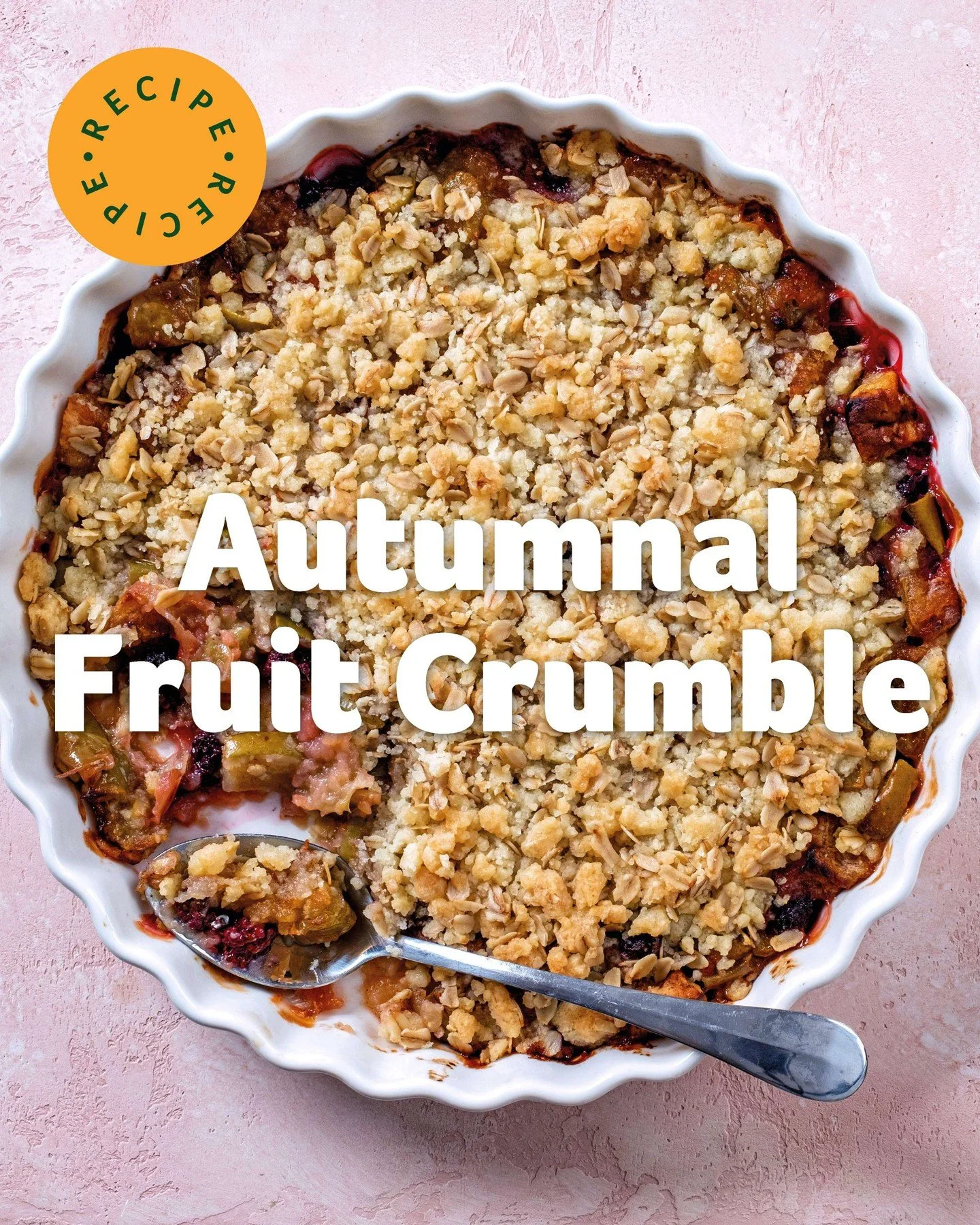 It&rsquo;s officially autumn! 🍂 Why not celebrate the new season with our delicious Autumnal Fruit Crumble? Warm, comforting and packed with seasonal fruit, it&rsquo;s the perfect treat for a cosy autumn day.

 #FruitCrumble #AutumnRecipes